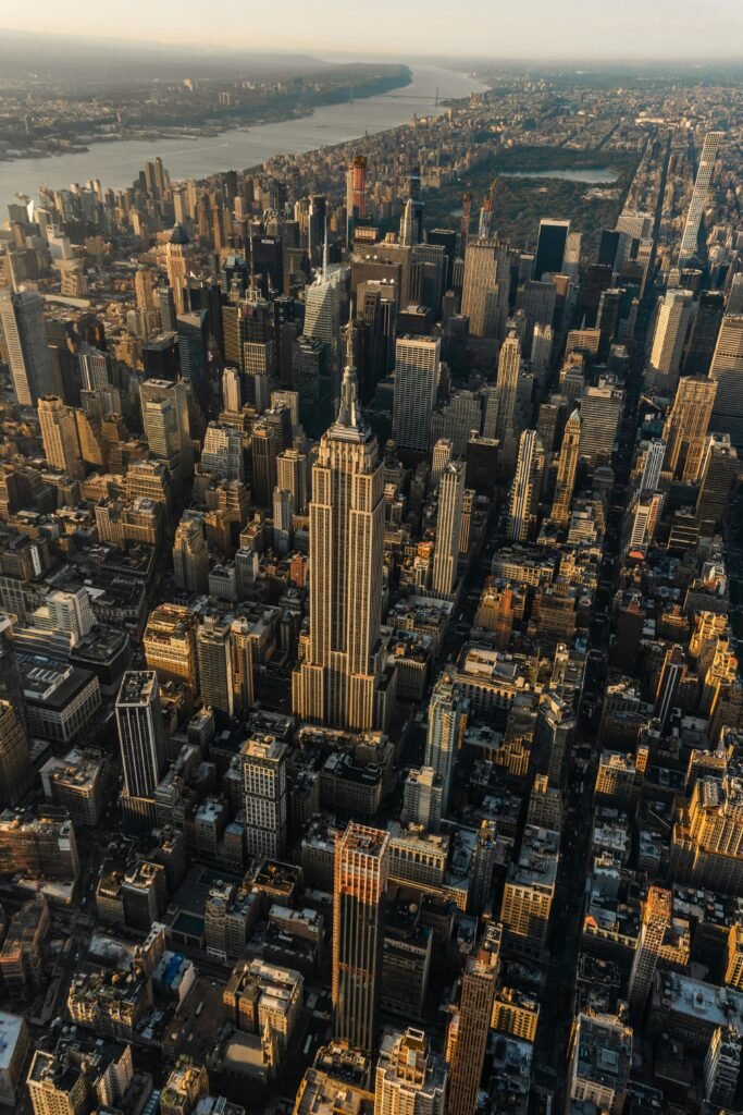The view of the Empire State Building at sunset, one of the top attractions included in the Go City New York passes vs Individual Tickets.